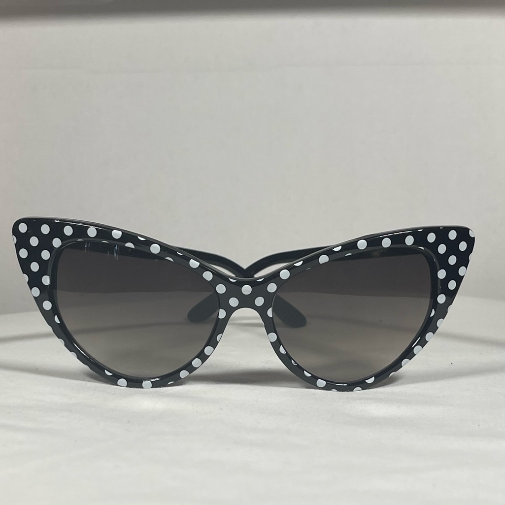 Polka Dot Cat Eye Frames